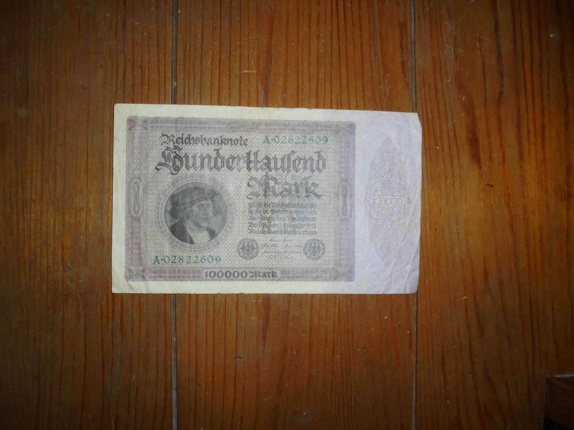 banknot niemiecki 100 000 marek z 1923 [b849]
