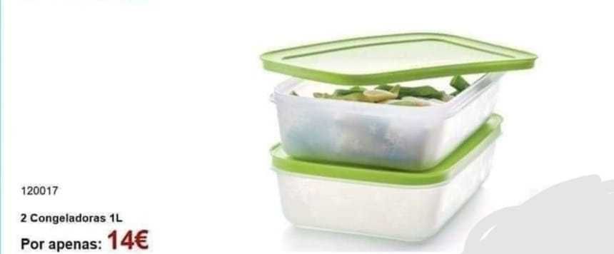 Congeladoras da Tupperware