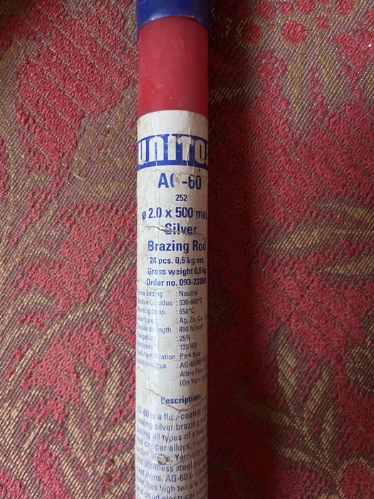 Припой серебряный Unitor AG-60