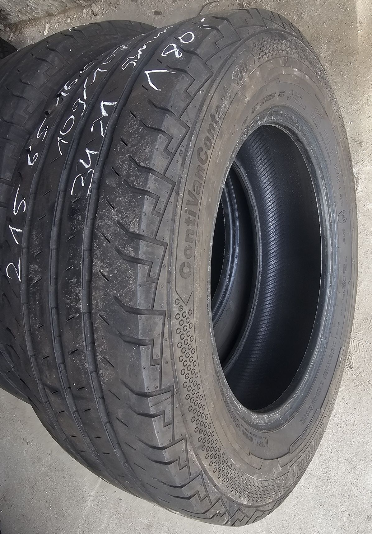 215/65R16C Continental Conti Van Contact 100 Lato