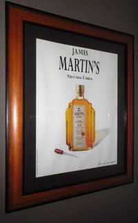 Quadro Publicitário Whisky James Martin's