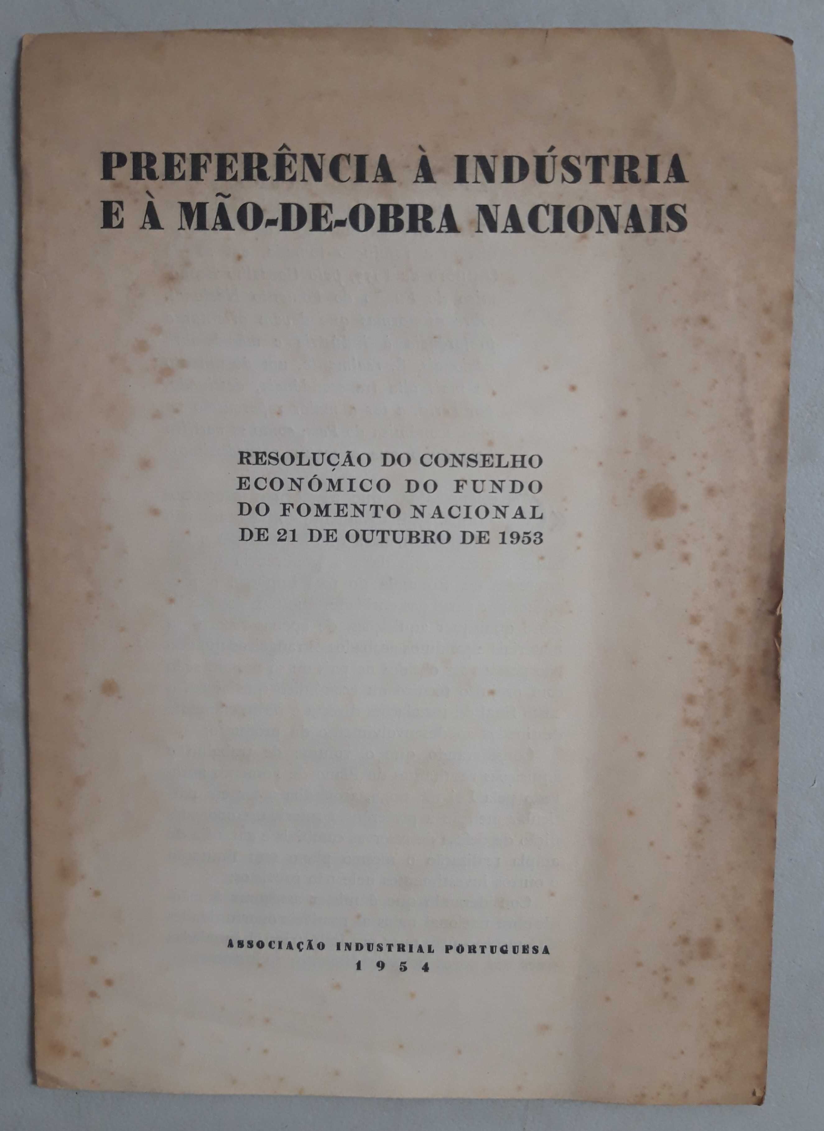 Livro PA-5 - Preferência à Industria e à Mão-de-Obra Nacionais