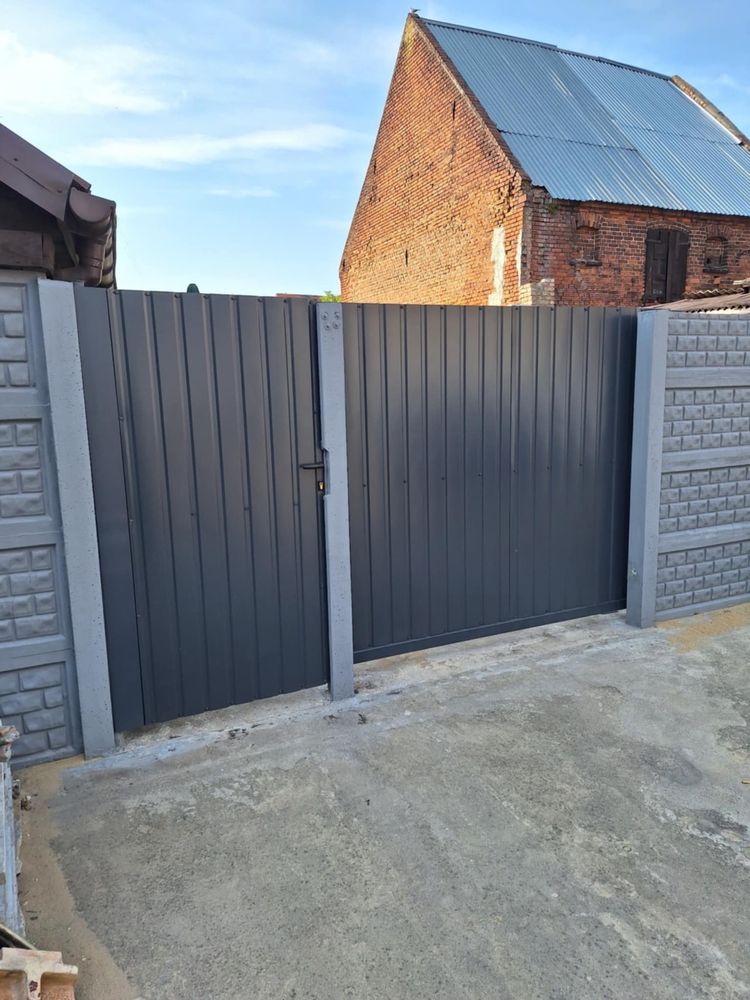 Nowa brama przesowna na naped 200 cm wys 220 cm dl
