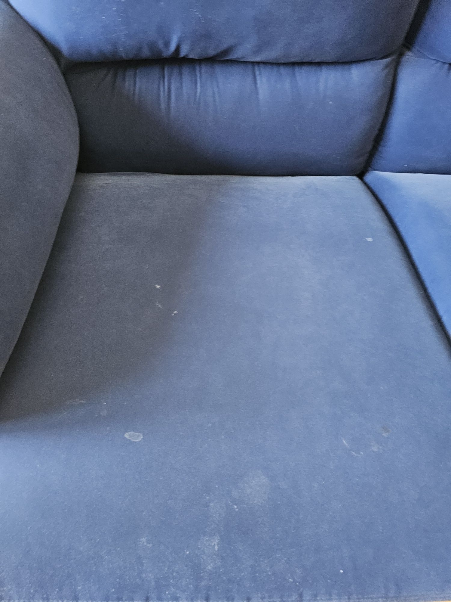 Sofa/Cama Azul veludo