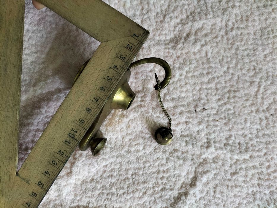 lampa lampka oliwna lampa Alladyna bajkowa mosiężna