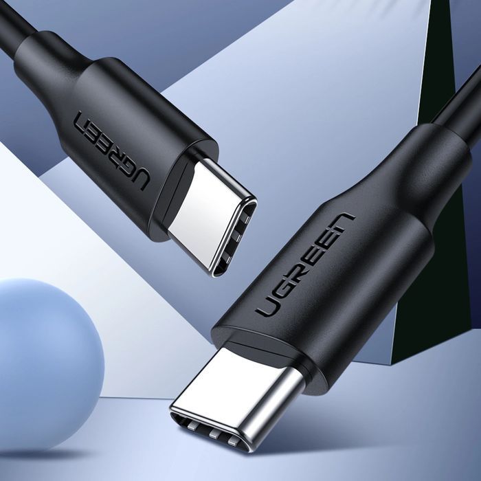 Ugreen kabel USB Typ C do ładowania i transferu danych 3A 0,5m czarny