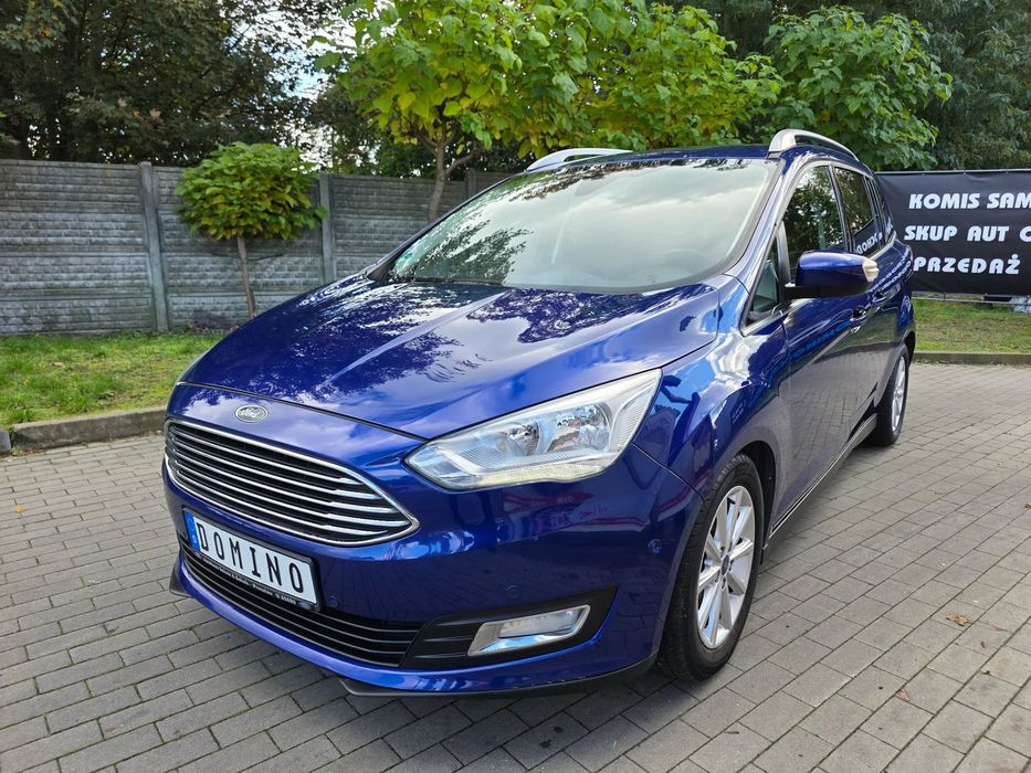 Ford Grand C-MAX Super Stan*Bezwypadkowy*Titanium*7Miejsc*Navi*Metalic*Rewelacyjny Stan