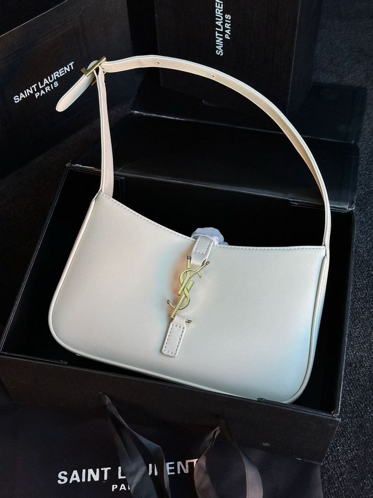 Сумка в стилі YSL Yves Saint Laurent Hobo Le 5 A 7 Leather Shoulder