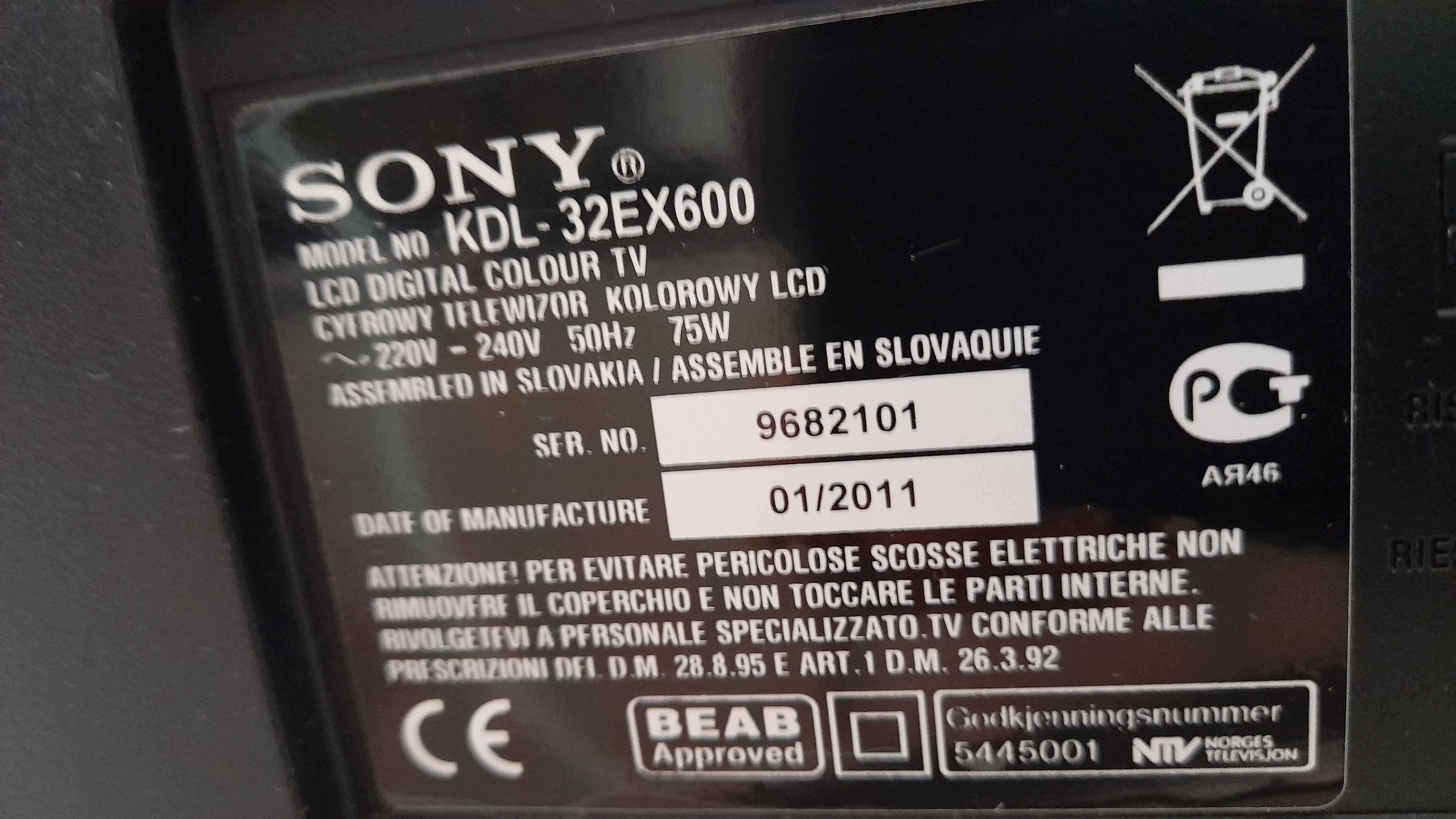 Telewizor Sony  BRAVIA - KDL32EX600
