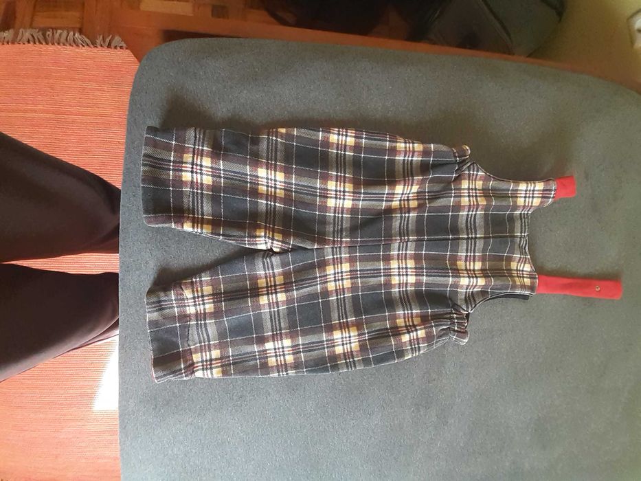 Jardineira cardada - tam. 80