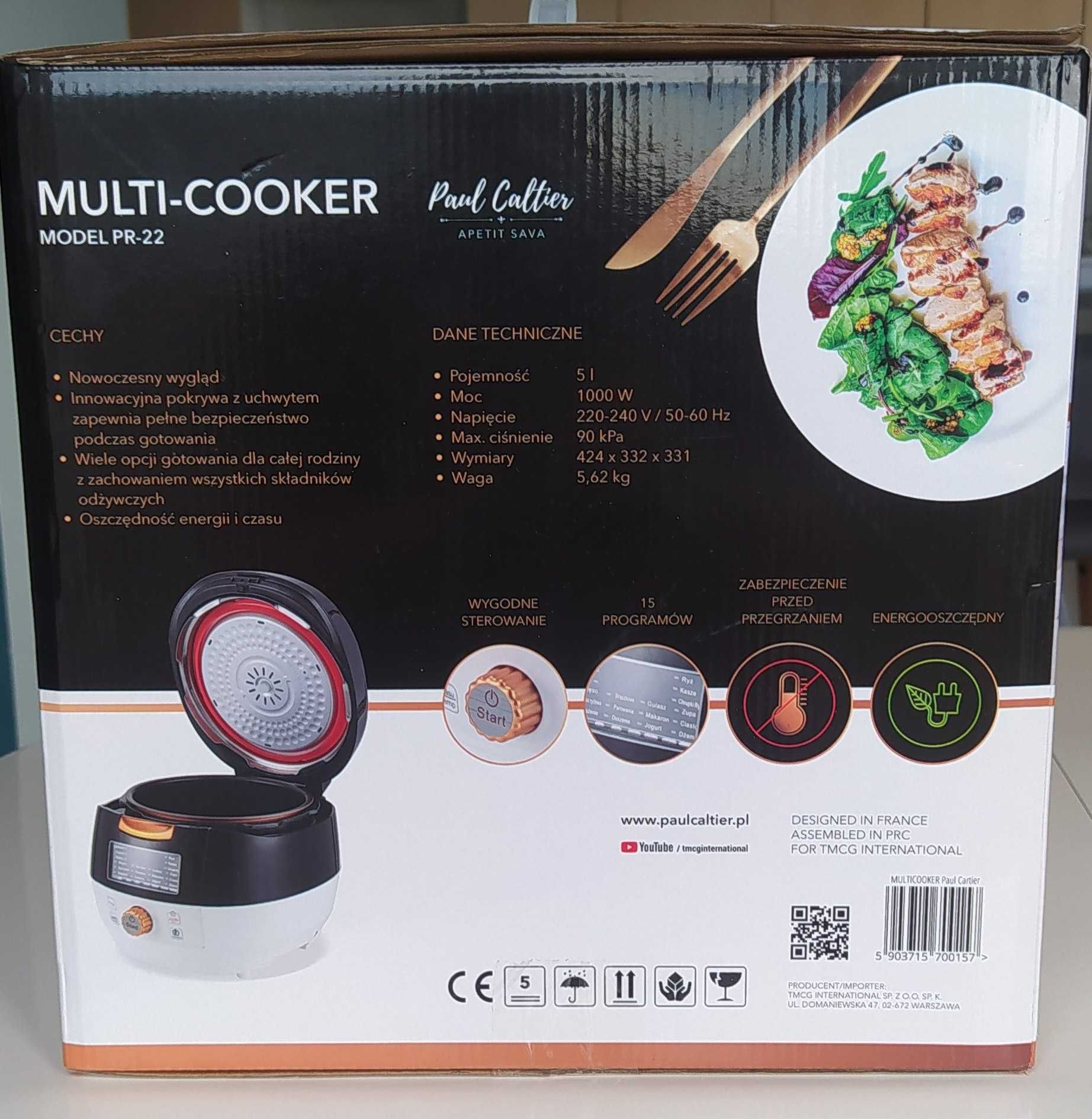 Multicooker Paul Caltier PR-22 Nowy - Robot kuchenny / szybkowar