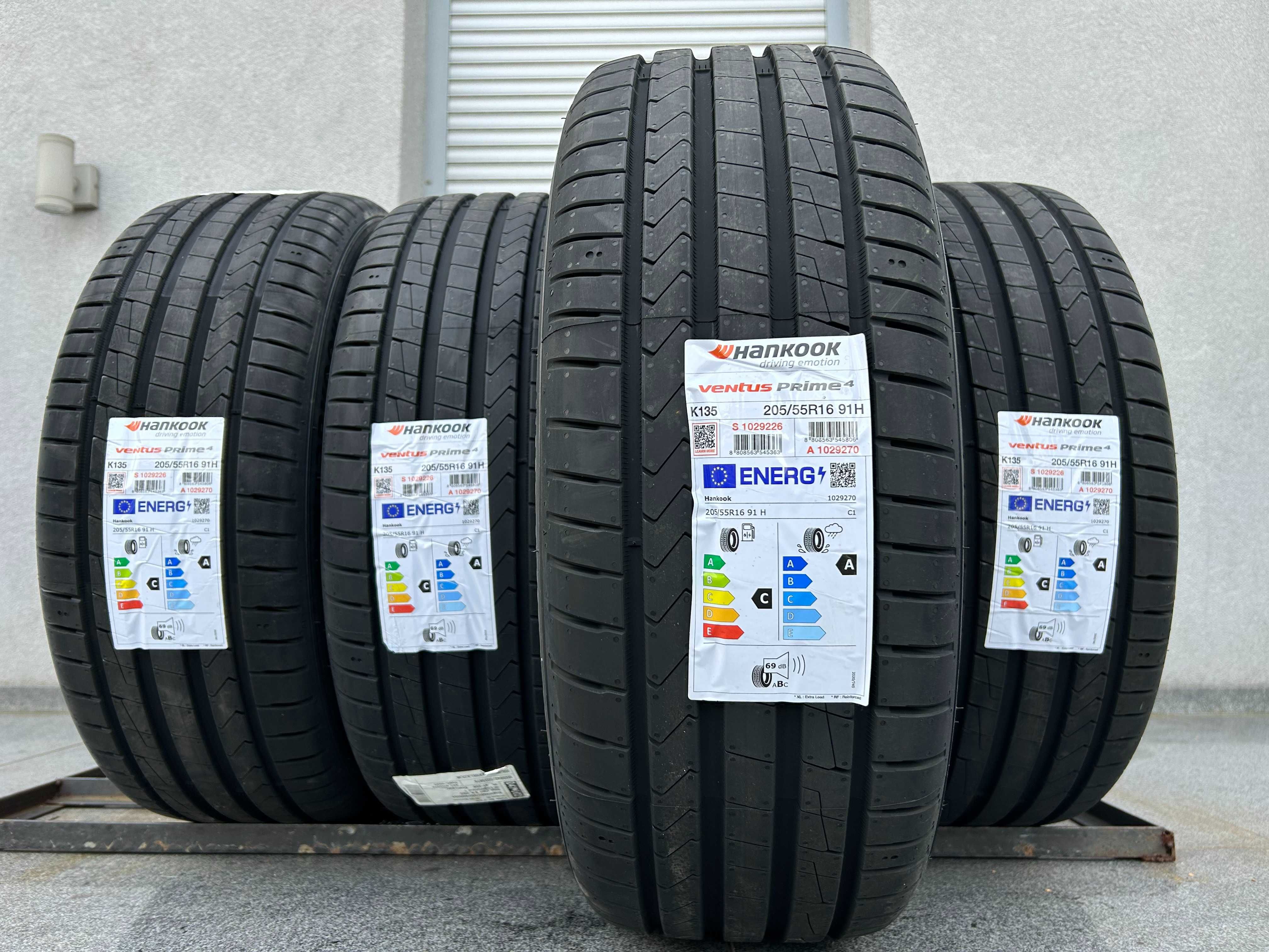 4szt. NOWE lato 205/55R16 Hankook Ventus Prime4 91H C,A,69db 2024 rok!