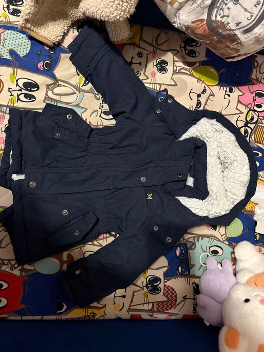 Зимова куртка дитяча 74-80 теплий чоловічок