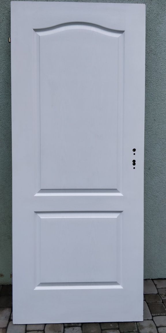 Drzwi białe pokojowe 80 lewe