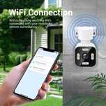 Kamera bezpieczeństwa obracana o 360 stopni WIFI 3mp 2K Full HD