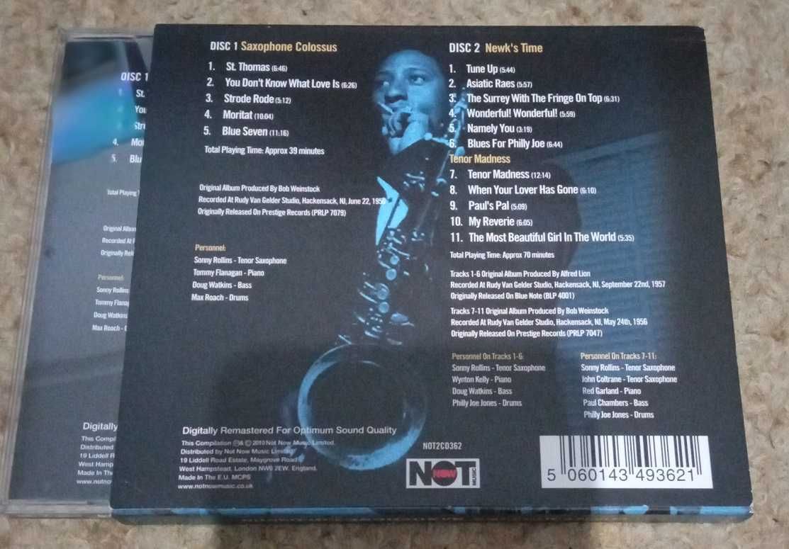 Sonny Rollins - Saxophone Colossus (2010) 2 CDs