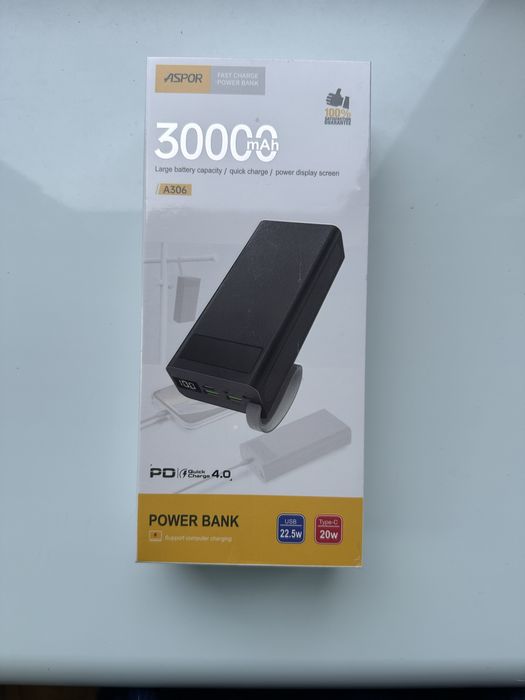 power bank 30000 mah, power bank 20w, павербанк 30000, павер банк 20w