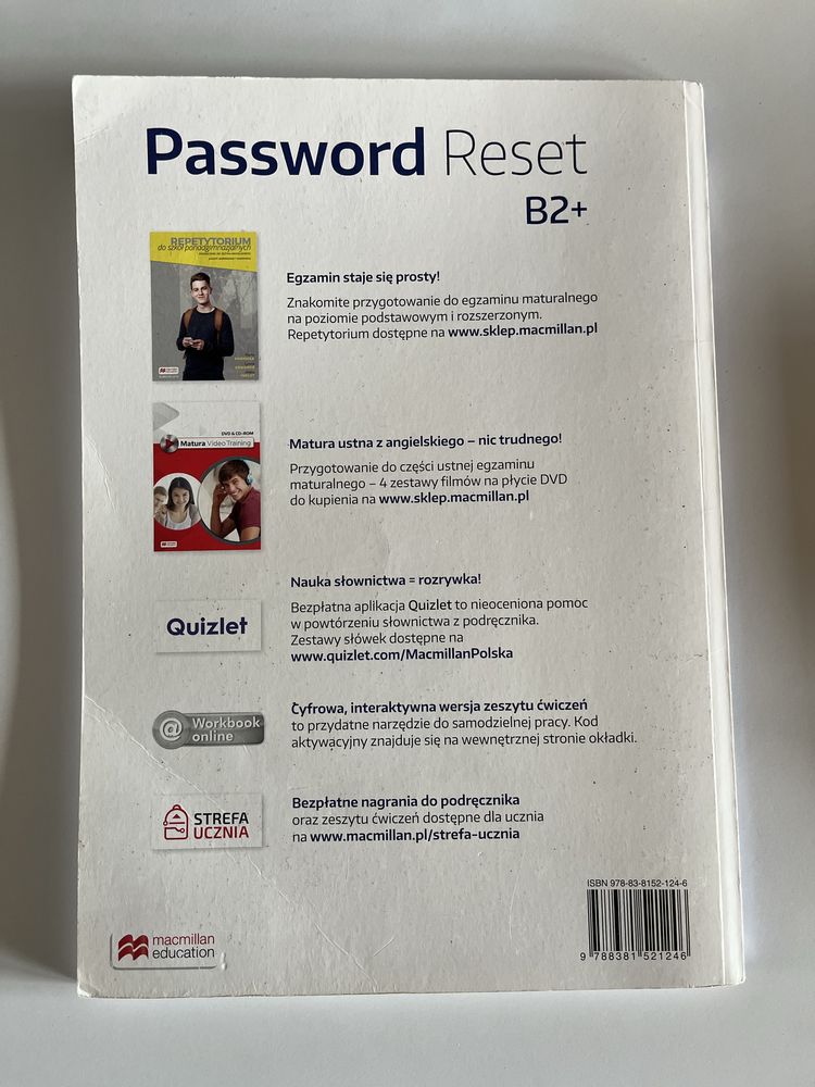 Podręcznik Password Reset B2+ + ĆWICZENIA