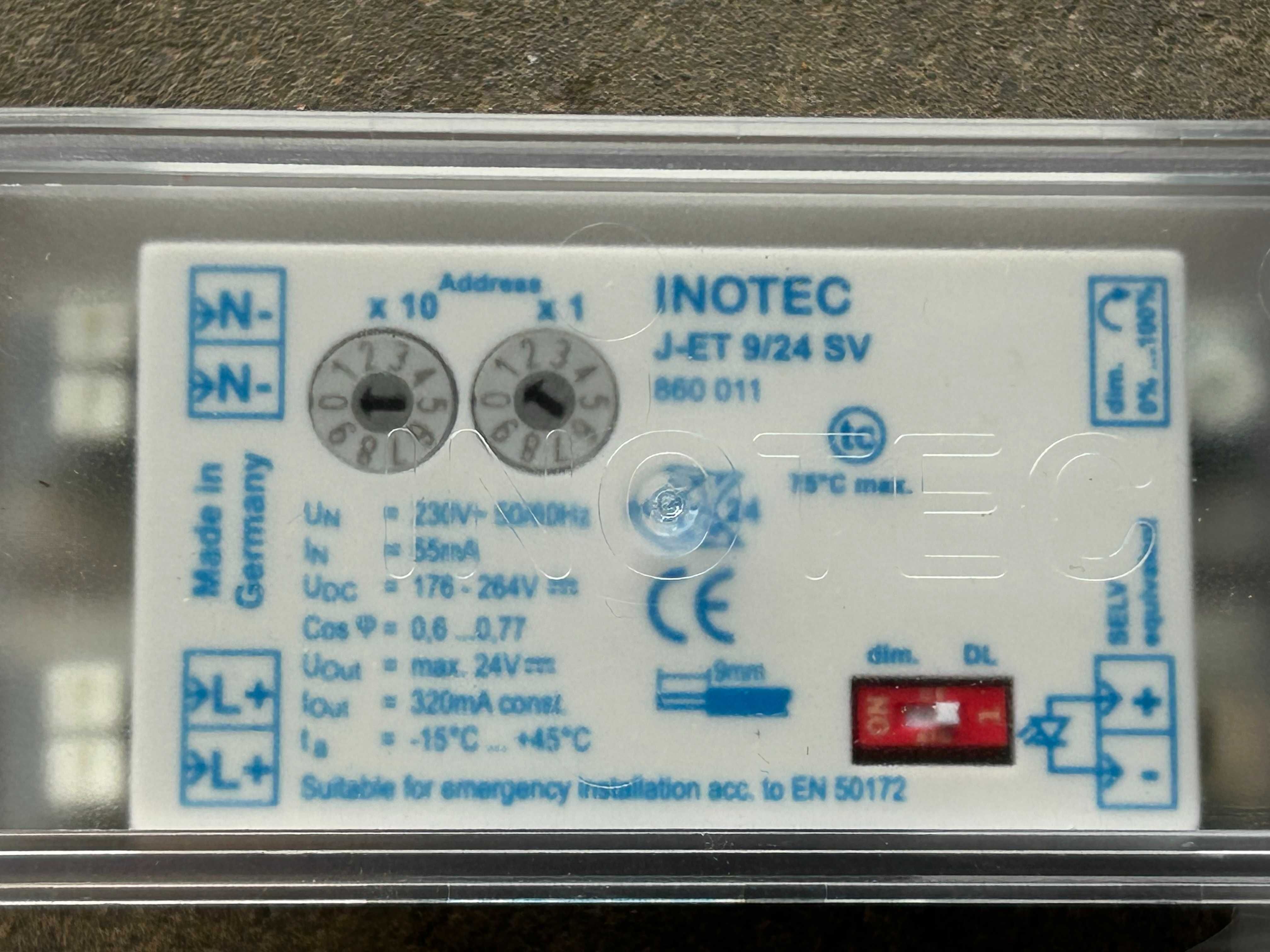 INOTEC SN 9400-12 SLB RD Oprawa bezpieczeństwa LED 4-Chipowe LED NOWE