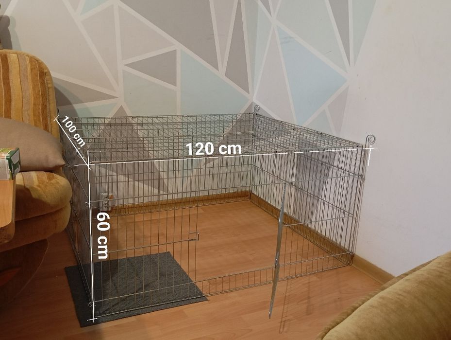 Kojec/klatka dla królika 120x100x60