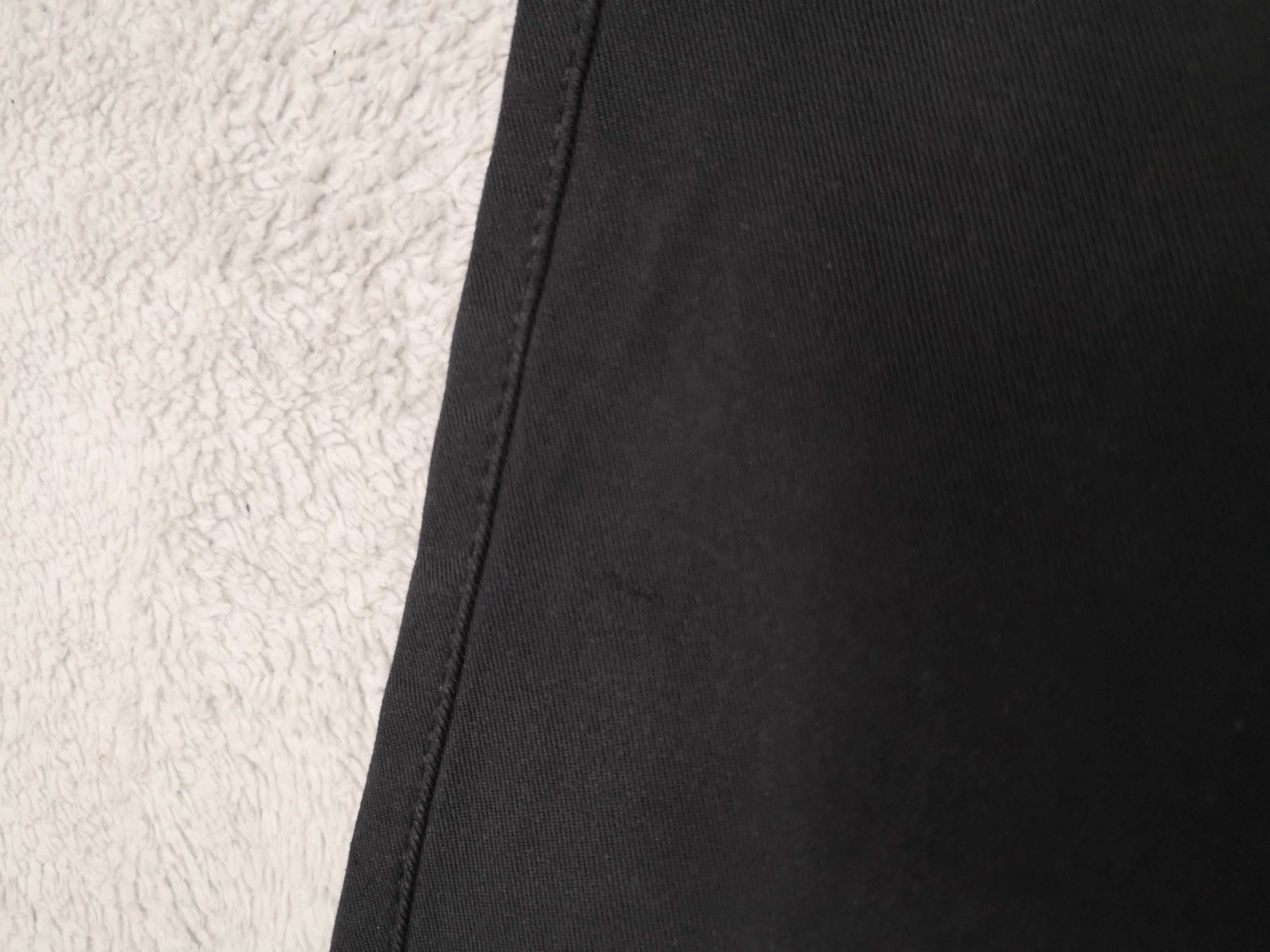Czarne szare grafitowe eleganckie spodnie Barbetti 30