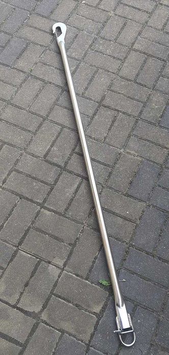 Hak cumowniczy nierdzewny z blokadą  L=1650 Łapacz boi