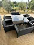 Mesa de jardim com cadeiras