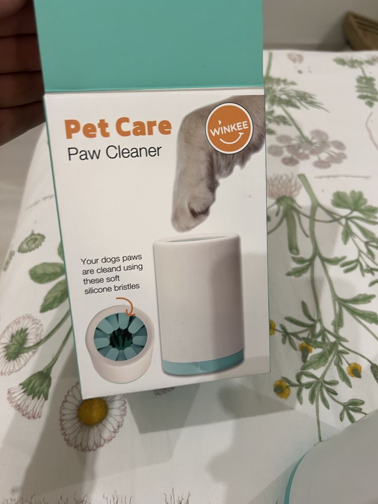 Limpar patas cão