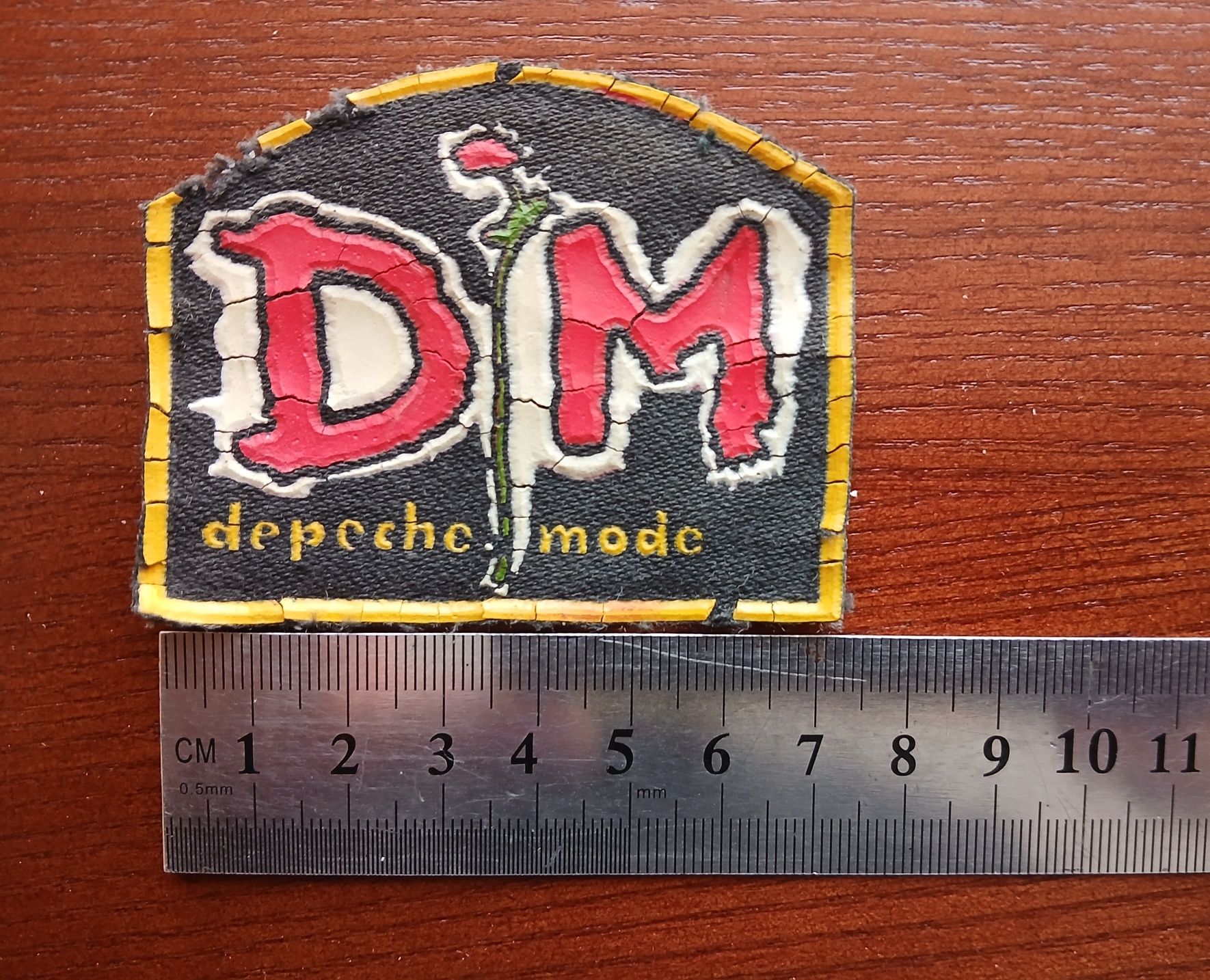 Подарочный винтаж мерч нашивка группы Depeche Mode 80/90гг