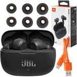 Słuchawki Bezprzewodowe Jbl Wave 200 Tws Czarne Dokanałowe Deep Bass
