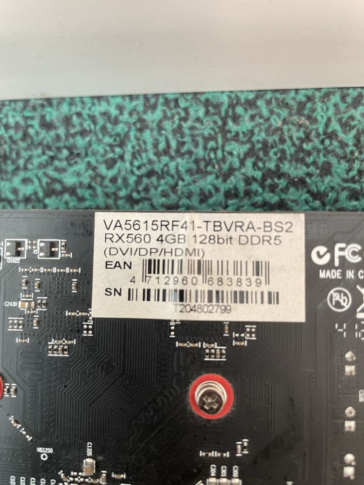 Відеокарта Radeon rx560 4gb