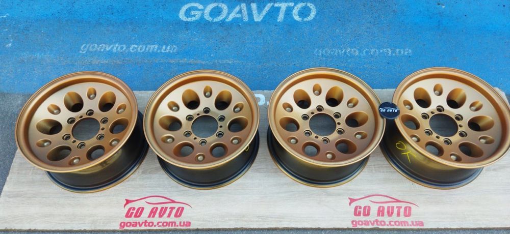 Goauto диски 6/139.7 r15 et15 7j dia110 в бронзі