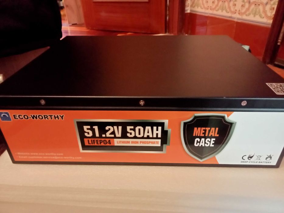 Bateria lítio ferro-fosfato 604€. Oportunidades