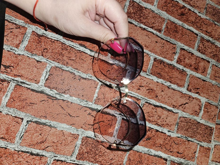 Очки солнечные розовое амбре