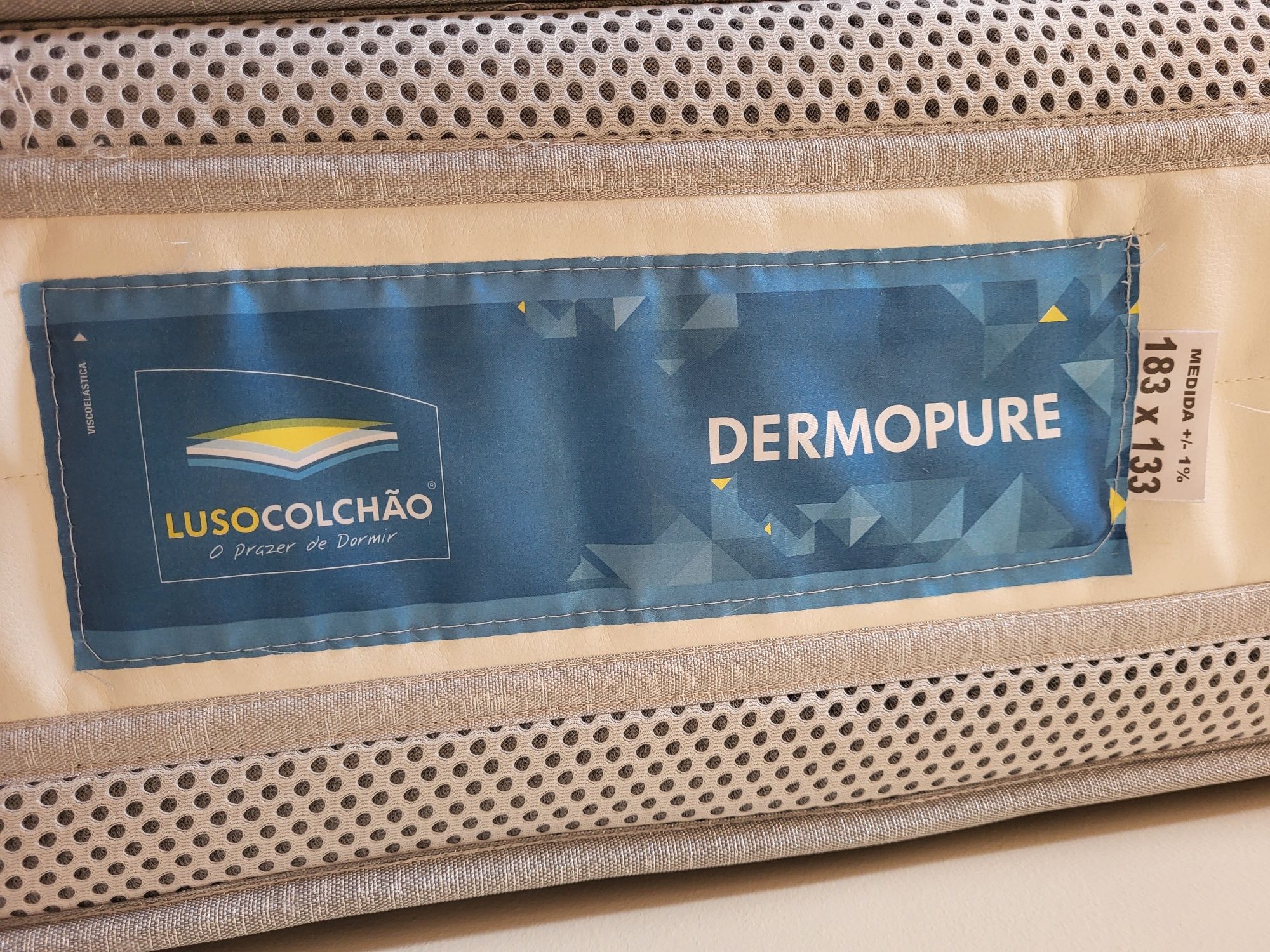 Colchão Lusocolchão 183x133cm Dermopure