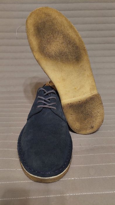 Замшевые дерби Clarks Desert London(обувь,туфли,ботинки,одежда