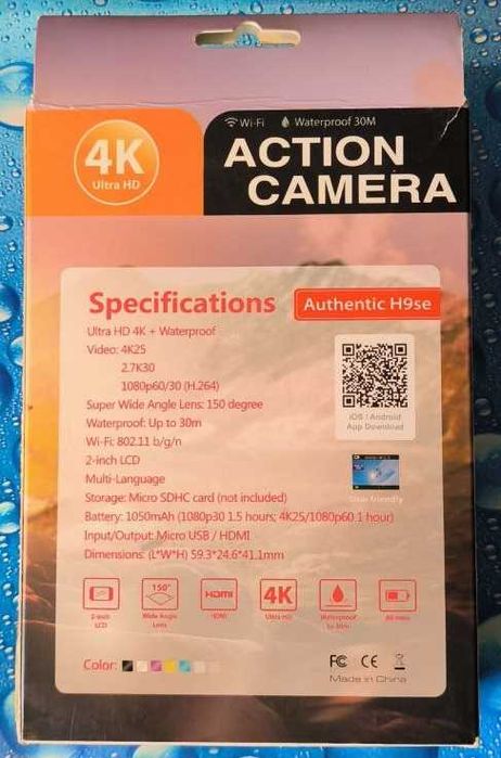 Action camera H9se