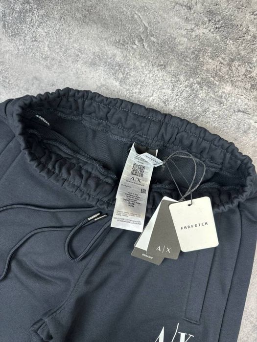 Штани Armani Exchange синій чоловічі штани армані сині чоловічі