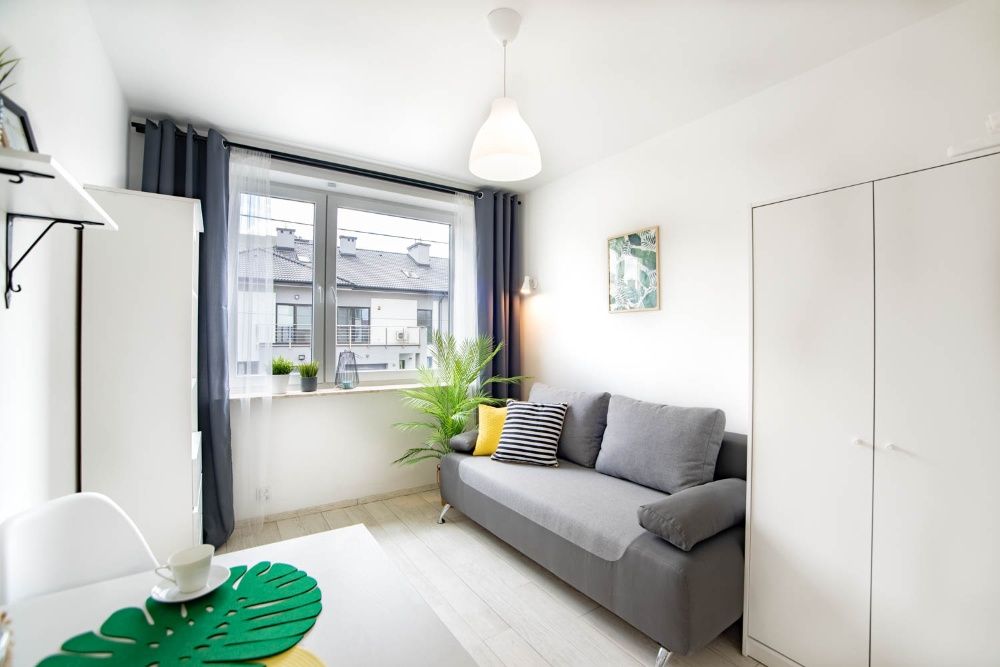 Piękna kawalerka w centrum - klima, szybkie WiFi