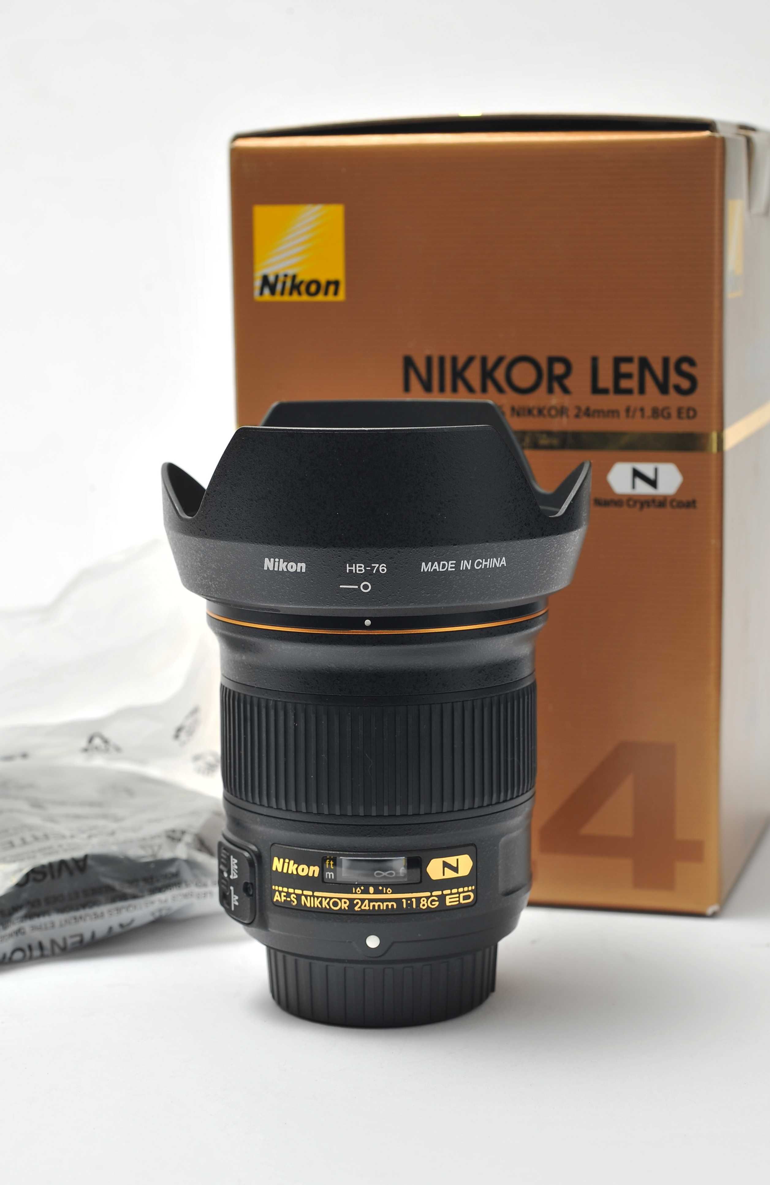 Nikon AF-s 24mm f/1.8G ED Excelente estado