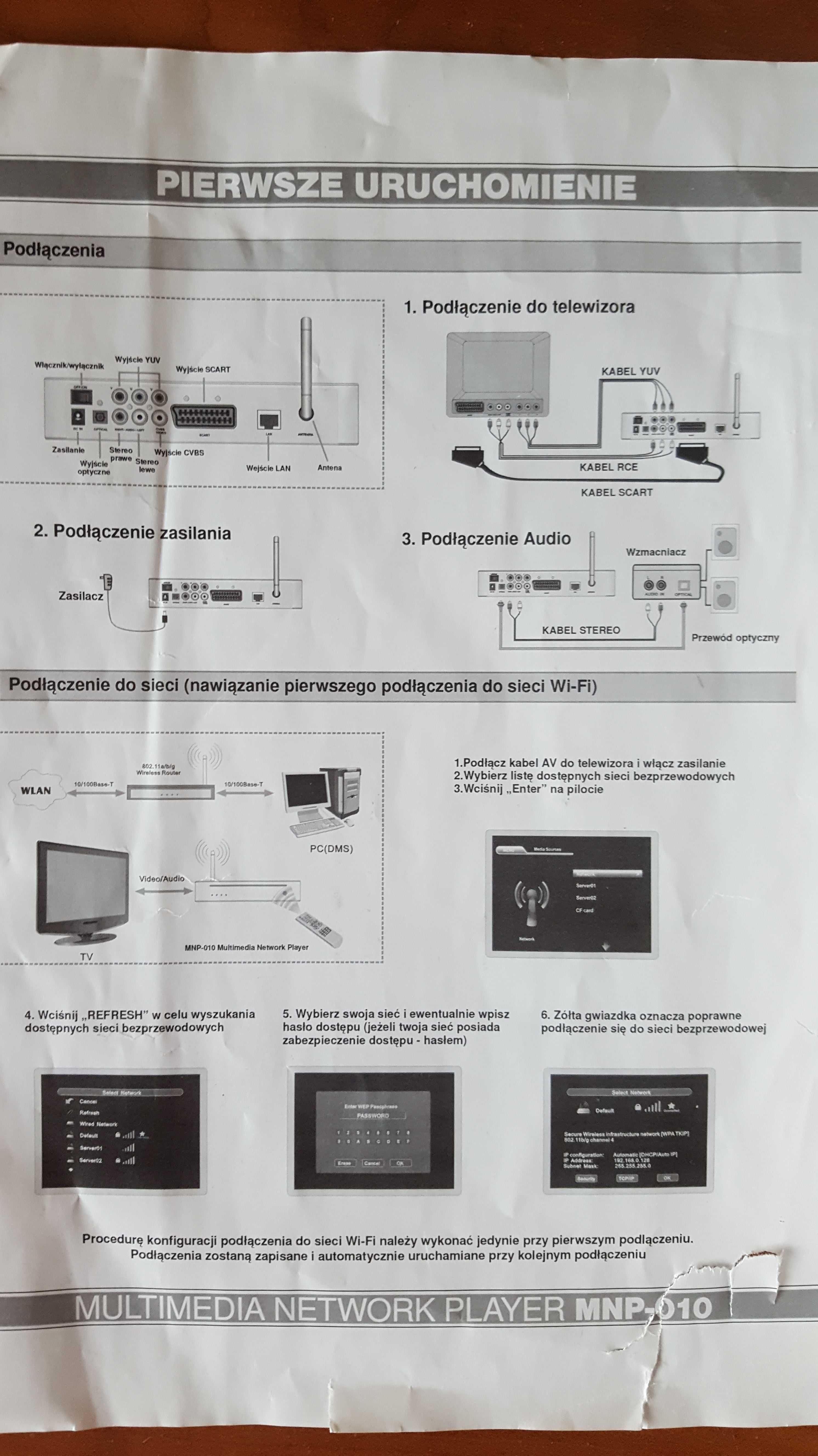 Multimedia Network Player MNP-100 Manta