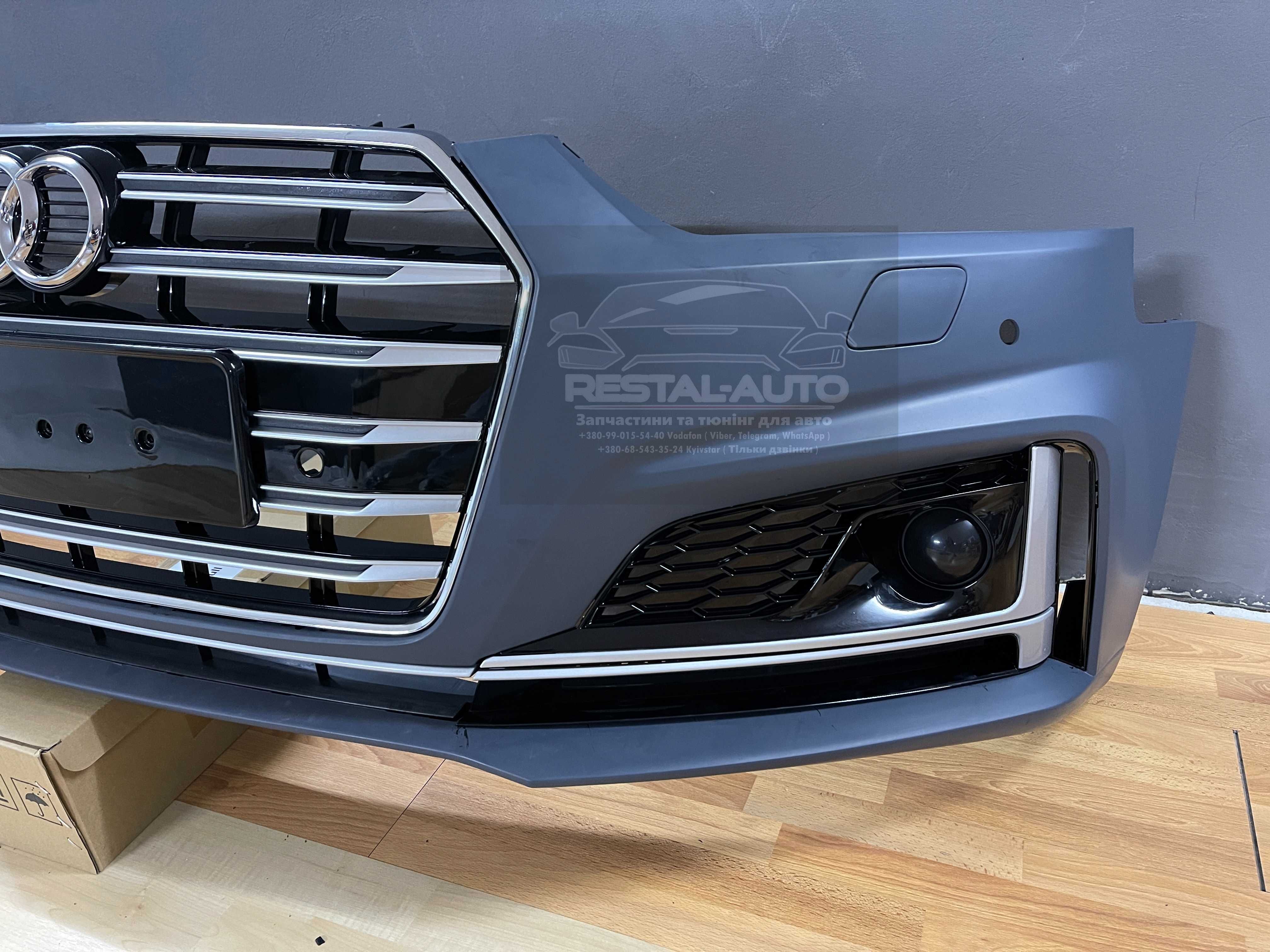 бампер на ауди а5 б9 16-20 с лайн Audi a5 b9 s line s5 БАМПЕР передний
