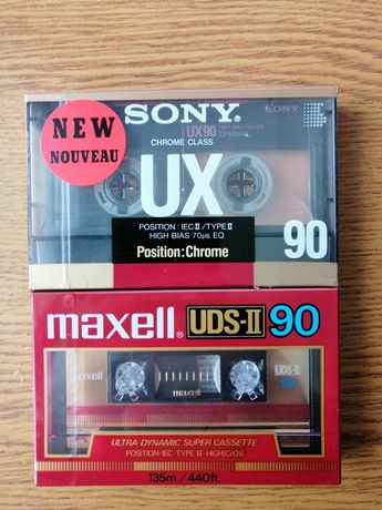 Новые аудиокассеты Sony, Maxell
