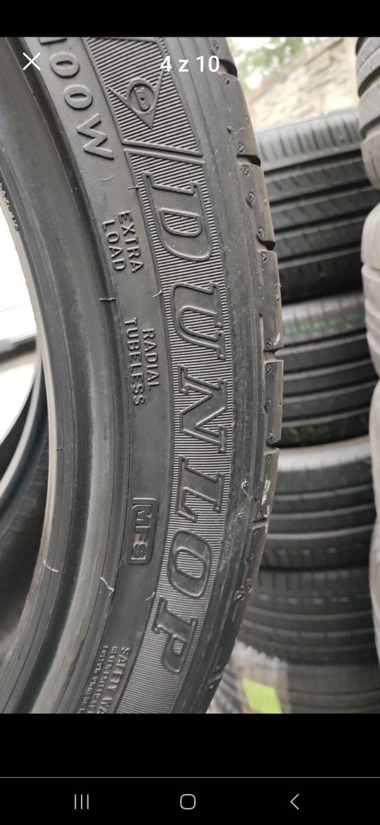 235/45/20 Sprzedam parę opon letnich Dunlop