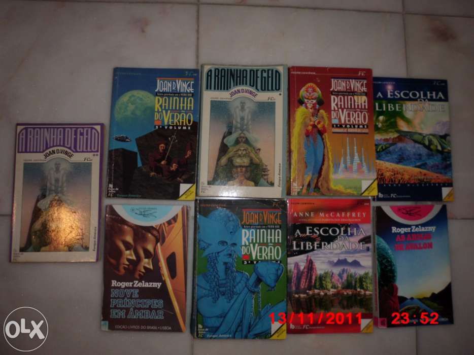Livros de fantasia e outros novos para venda
