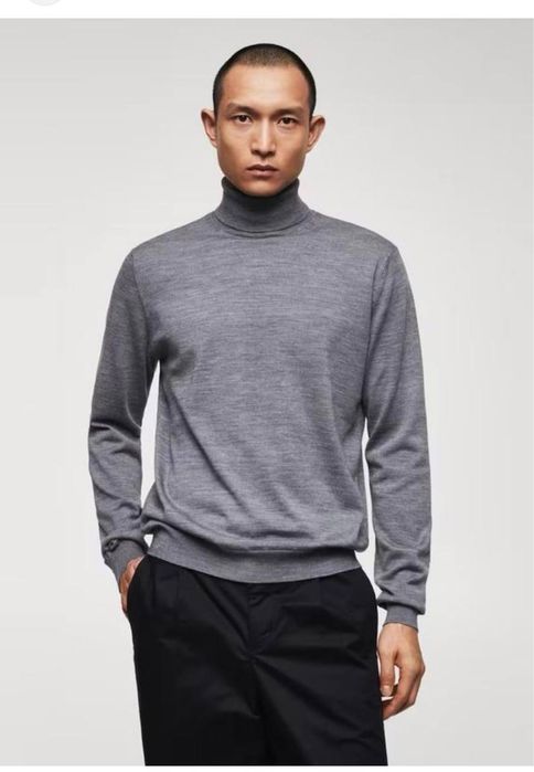 Гольф водолазка шерсть Mango