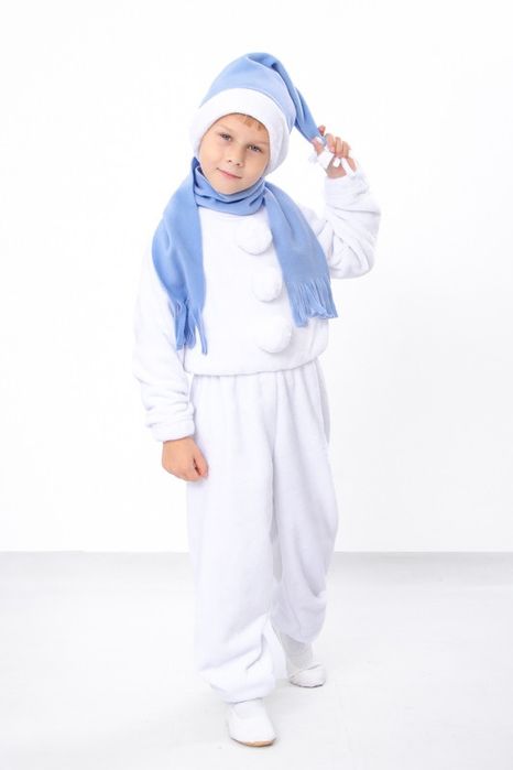 Костюм новорічний сніговик, сніговичок, снеговик