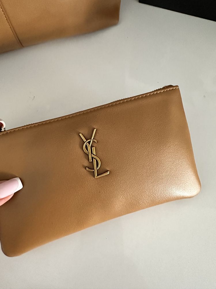 Torba camel YSL piekny model shoper