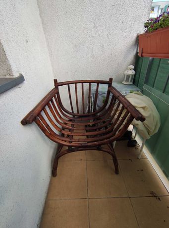4x Fotele Ratanowe Ogrodowe