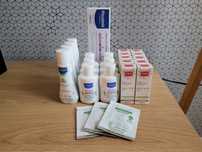 Mustela krem do przewijania woda oczyszczająca liniment na rozstępy